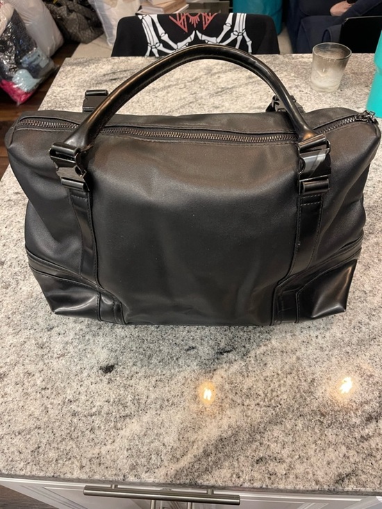 mark. Handbags - mark. Black Faux Leather Top-Handle Shoulder Bag